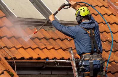 Démoussage et hydrofuge de toiture à Veyrignac